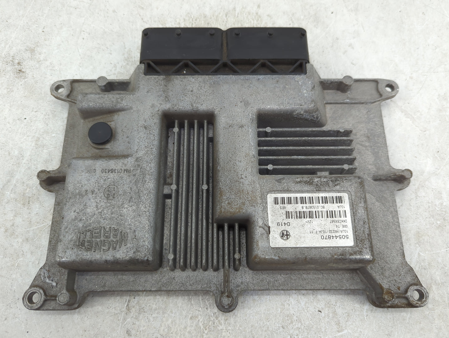 2018 Alfa Romeo Stelvio PCM Engine Control Computer ECU ECM PCU OEM P/N:50544870 10JA/HW232/10JA-F_11, DKKCBX56T Fits Fits 2