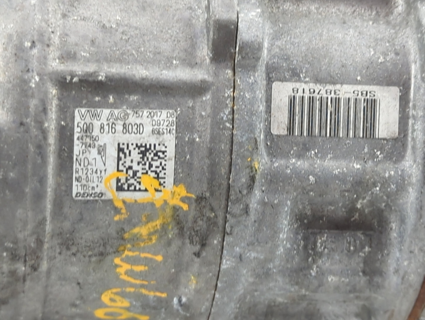 Audi A3 Air Conditioning A/c Ac Compressor Oem - Oemusedautoparts1.com