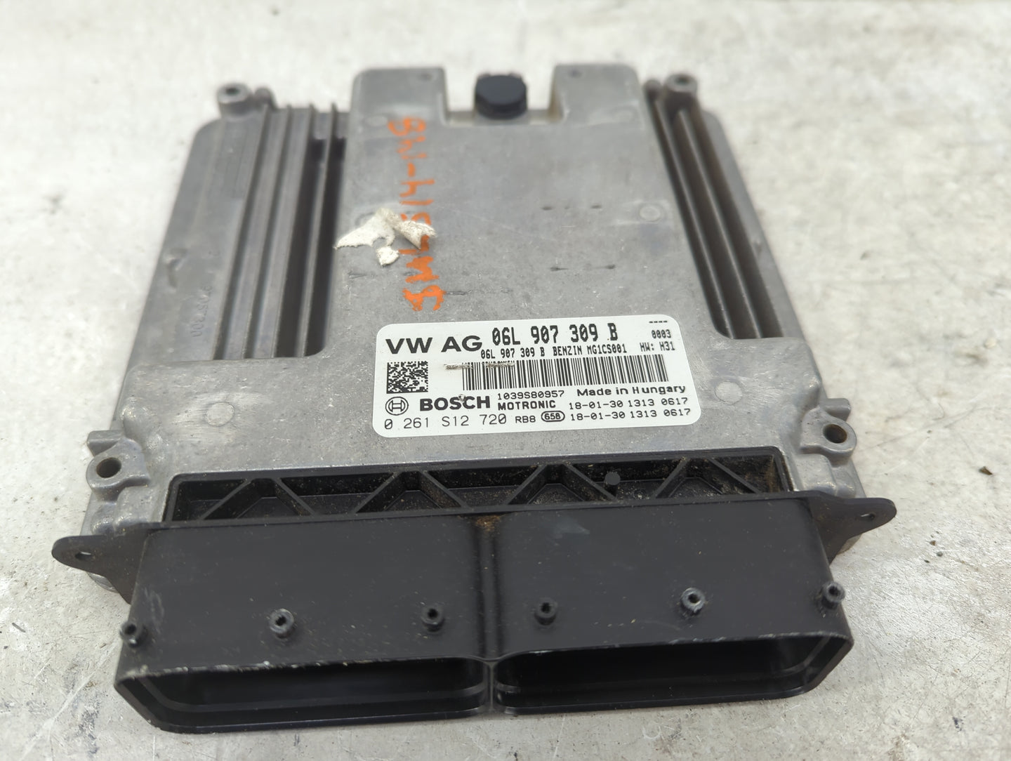 2017-2018 Audi A3 PCM Engine Control Computer ECU ECM PCU OEM P/N:8V0907115B 06L907309B, 0261S12720 Fits Fits 2017 2018 OEM 