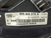 2017-2018 Audi A3 Tail Light Assembly Passenger Right OEM P/N:8V5 945 070 A Fits Fits 2017 2018 OEM Used Auto Parts - Oemuse