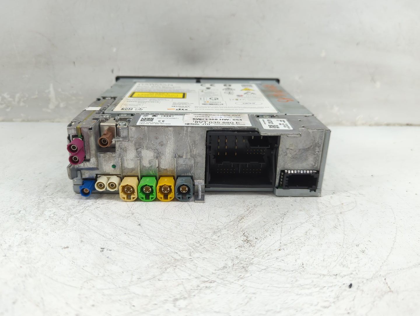 2015-2018 Audi A3 Radio AM FM Cd Player Receiver Replacement P/N:8V1035880E 8V1 035 880 E Fits Fits 2015 2016 2017 2018 OEM 