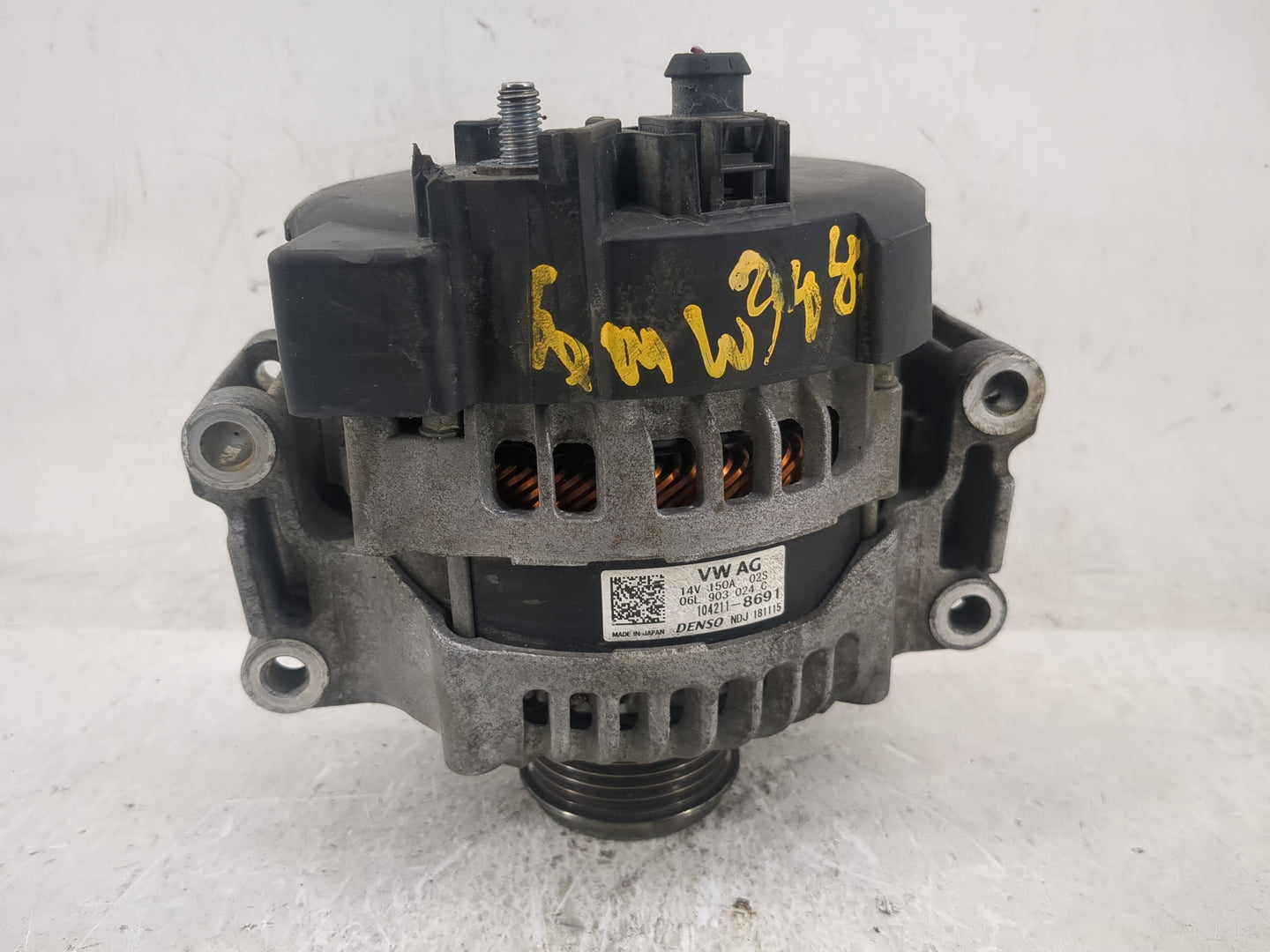 2017-2020 Audi A4 Alternator Replacement Generator Charging Assembly Engine OEM P/N:104211-8691 06L 903 024 H Fits OEM Used 