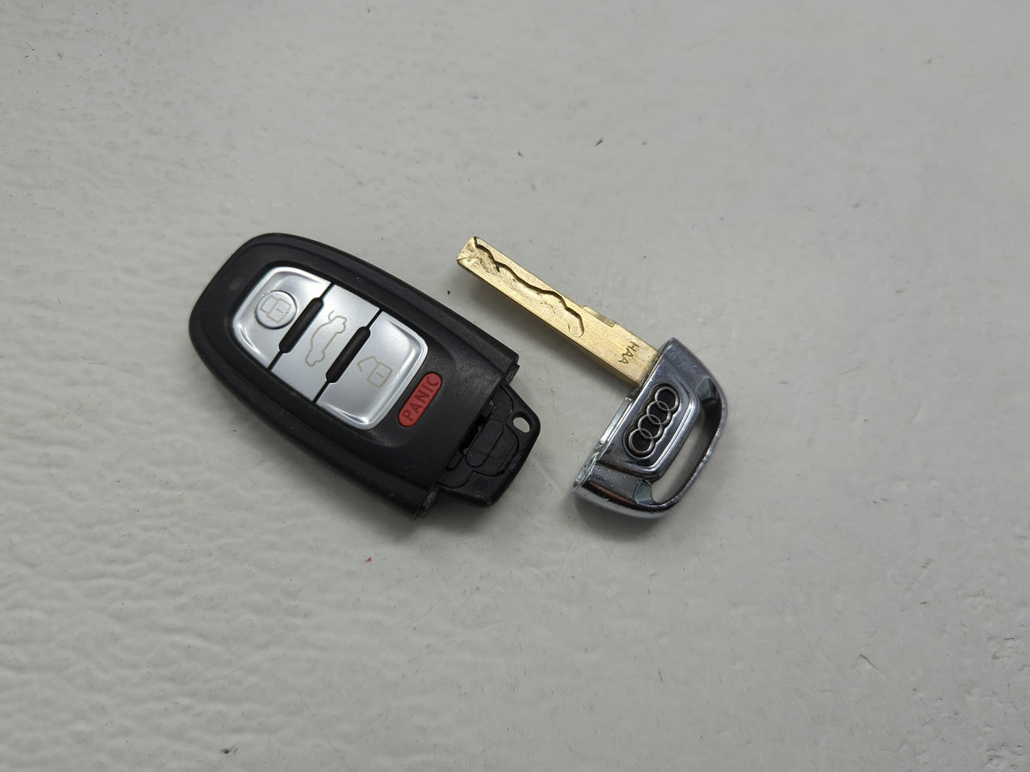 Audi A4 Keyless Entry Remote Fob IYZFBSB802 8T0.959.754 C | 8T0959754C 4 buttons - Oemusedautoparts1.com