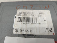 2018-2019 Audi A4 PCM Engine Control Computer ECU ECM PCU OEM P/N:8W0906259J 06L907425C Fits Fits 2018 2019 OEM Used Auto Pa