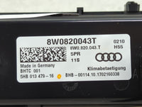 2017-2019 Audi A4 Climate Control Module Temperature AC/Heater Replacement P/N:8W0820043T 8W0.820.043.T Fits OEM Used Auto P
