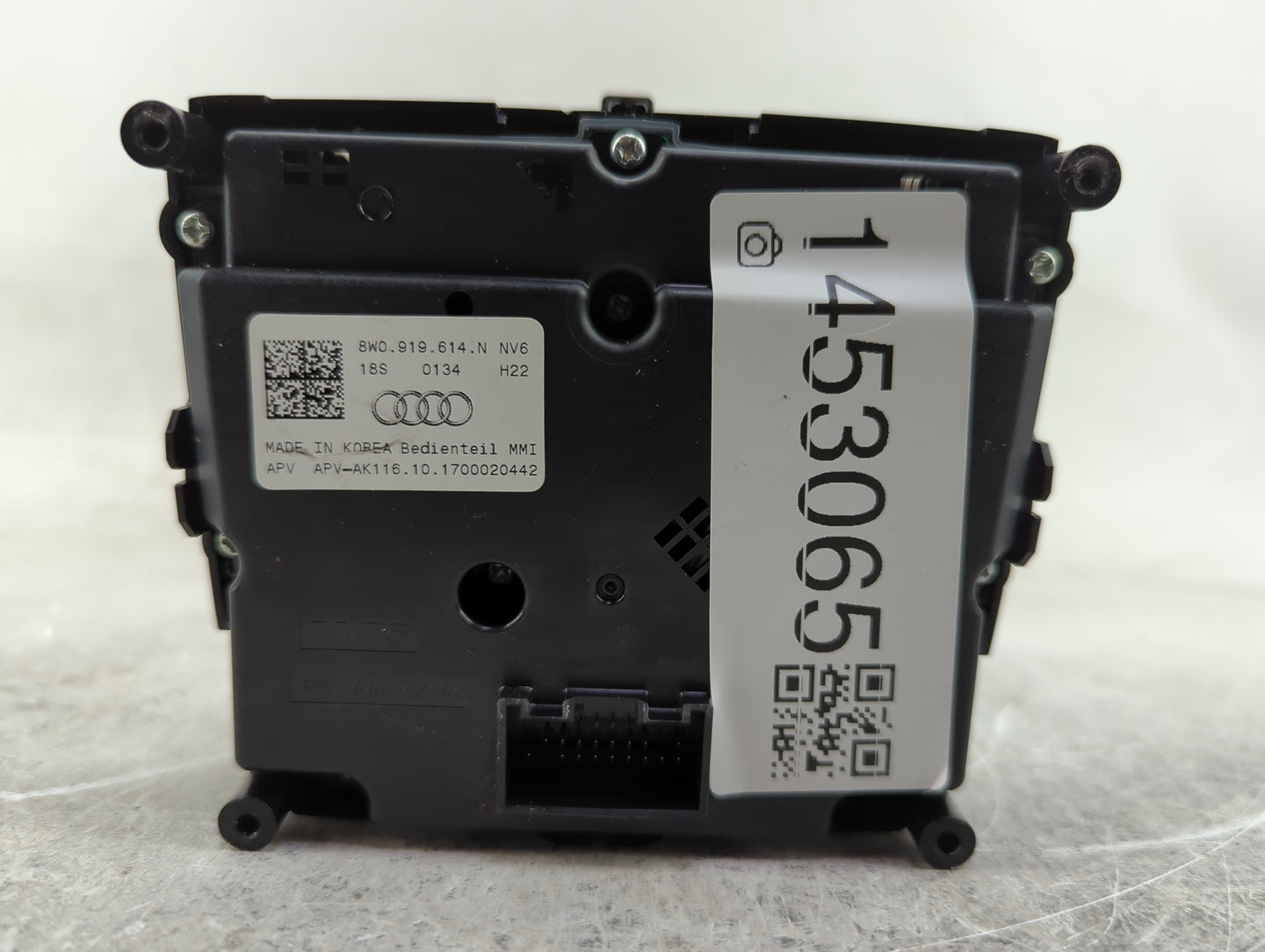 2018 Audi A4 Climate Control Module Temperature AC/Heater Replacement P/N:8W0919614N 8W0.919.614.N Fits OEM Used Auto Parts 