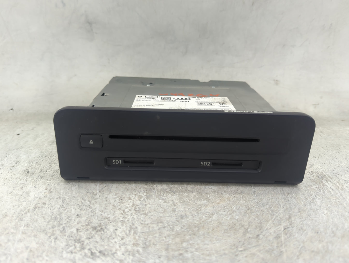 2018 Audi A4 Radio AM FM Cd Player Receiver Replacement P/N:8W0035652G 8W0035652A, 28605901 Fits Fits 2019 2020 OEM Used Aut