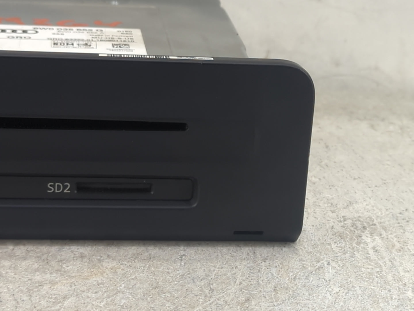 2018 Audi A4 Radio AM FM Cd Player Receiver Replacement P/N:8W0035652G 8W0035652A, 28605901 Fits Fits 2019 2020 OEM Used Aut