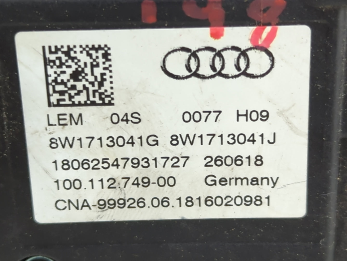 2018 Audi A5 Floor Console Assembly Shifter 1451430 - Oemusedautoparts1.com