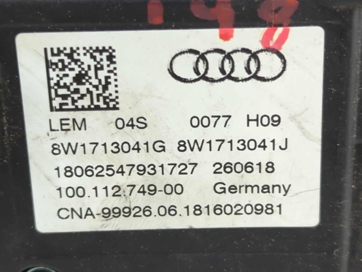 2018 Audi A5 Floor Console Assembly Shifter 1451430 - Oemusedautoparts1.com