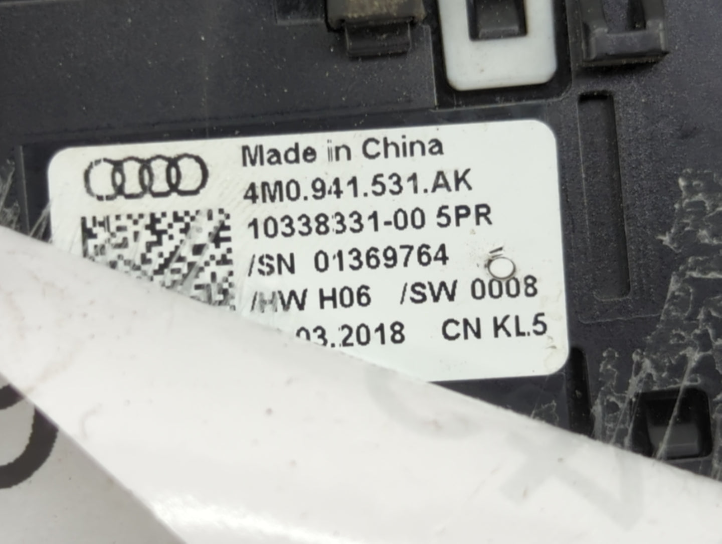 2018 Audi A5 Headlight Head Light Switch Lamp Control 1451866 - Oemusedautoparts1.com
