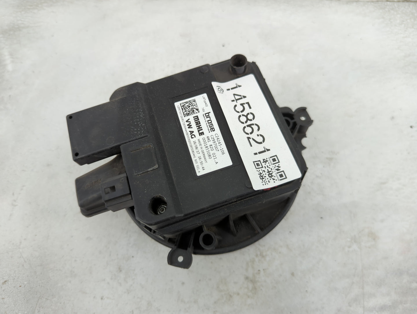 2018 Audi A5 Heater AC Blower Motor P/N:4M1 820 021 A Fits Fits 2017 2019 2020 2021 2022 OEM Used Auto Parts - Oemusedautopa