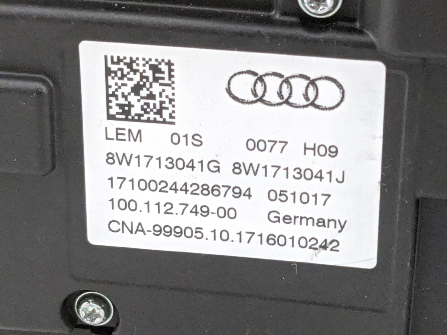2018 Audi A5 Floor Console Assembly Shifter 1478420 - Oemusedautoparts1.com
