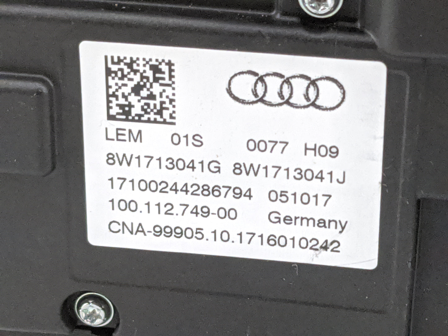 2018 Audi A5 Floor Console Assembly Shifter 1478420 - Oemusedautoparts1.com