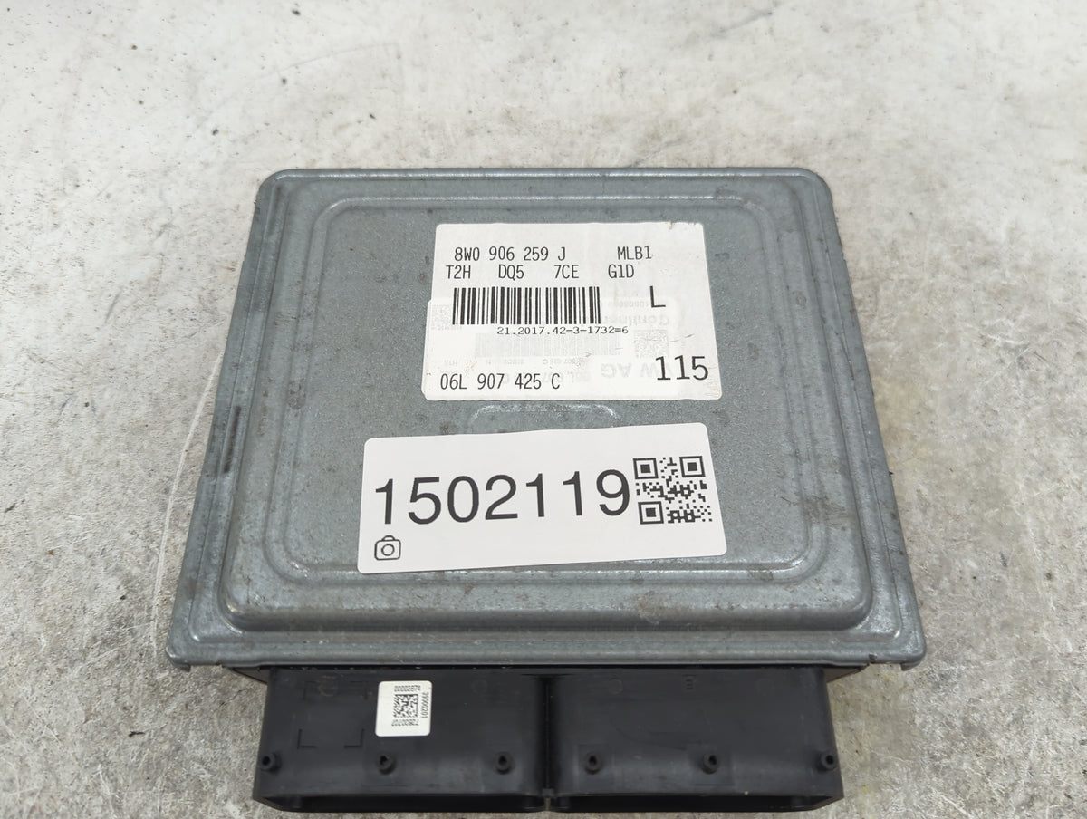 2018 Audi A5 PCM Engine Control Computer ECU ECM PCU OEM P/N:8W0906259J 06L907425C Fits Fits 2019 OEM Used Auto Parts - Oemu