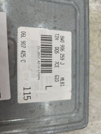 2018 Audi A5 PCM Engine Control Computer ECU ECM PCU OEM P/N:8W0906259J 06L907425C Fits Fits 2019 OEM Used Auto Parts - Oemu