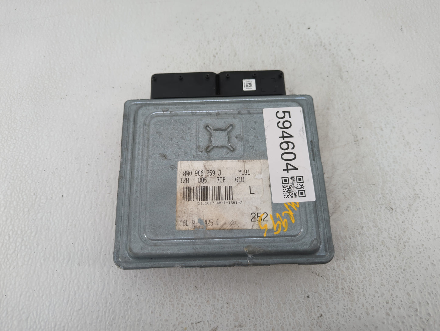 2018 Audi A5 PCM Engine Control Computer ECU ECM PCU OEM P/N:8W0 906 259 J Fits Fits 2019 OEM Used Auto Parts - Oemusedautop