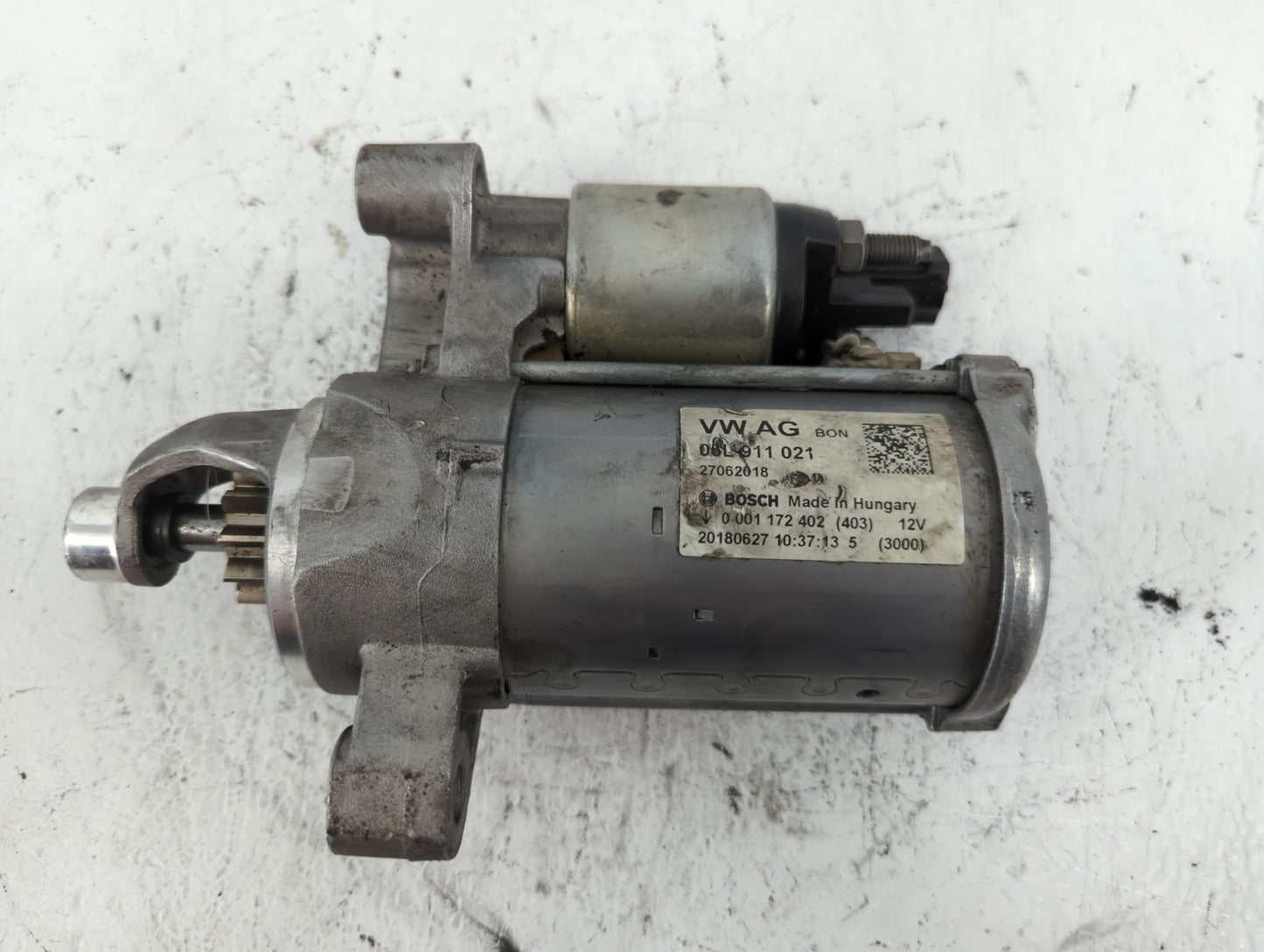 2018 Audi A5 Car Starter Motor Solenoid OEM P/N:20180627 27062018 Fits Fits 2017 2019 2020 OEM Used Auto Parts - Oemusedauto