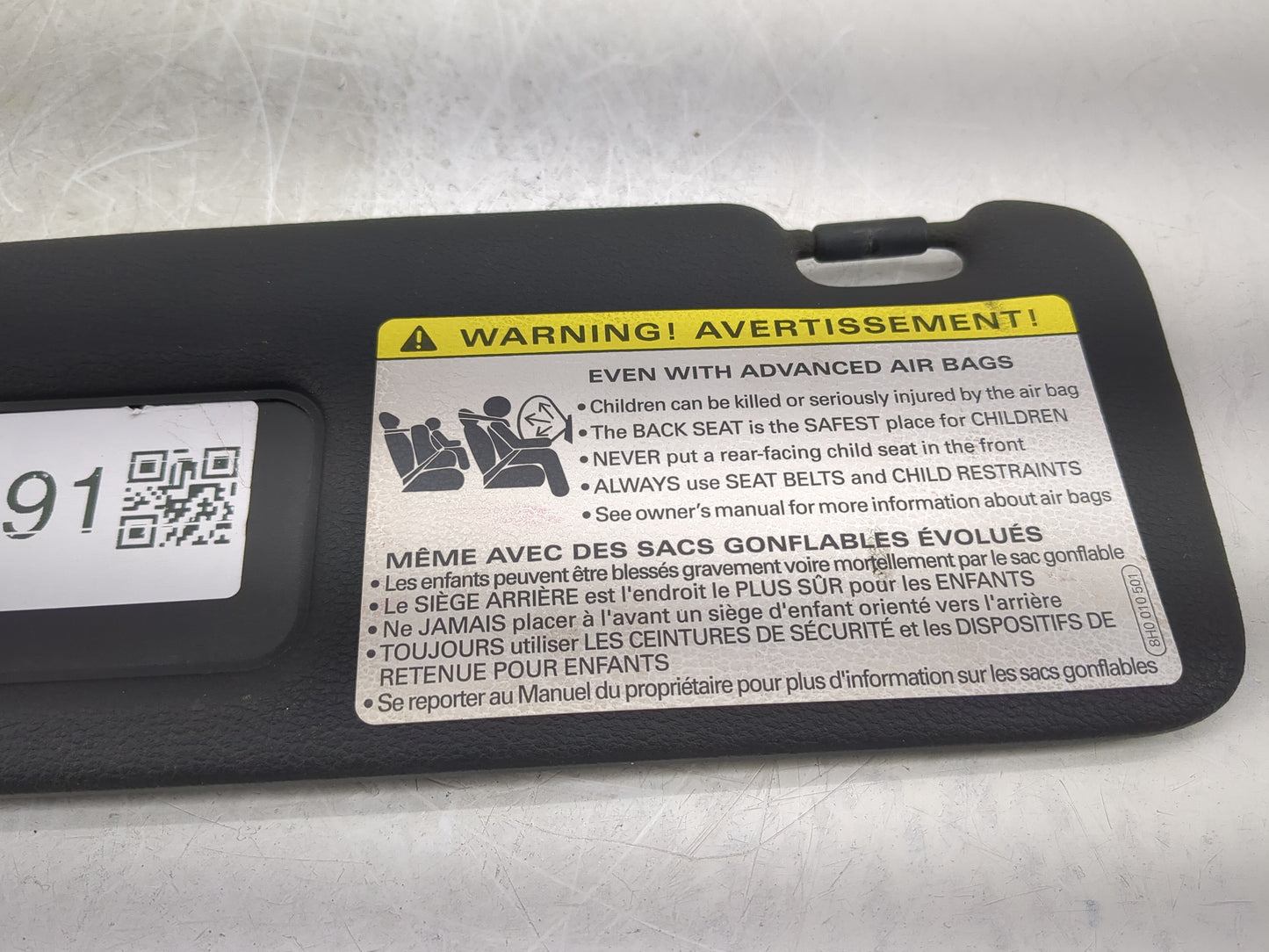 2018 Audi A6 Sun Visor Shade Replacement Passenger Right Mirror Fits Fits 2010 2011 2012 2013 2014 2015 2016 2017 OEM Used A