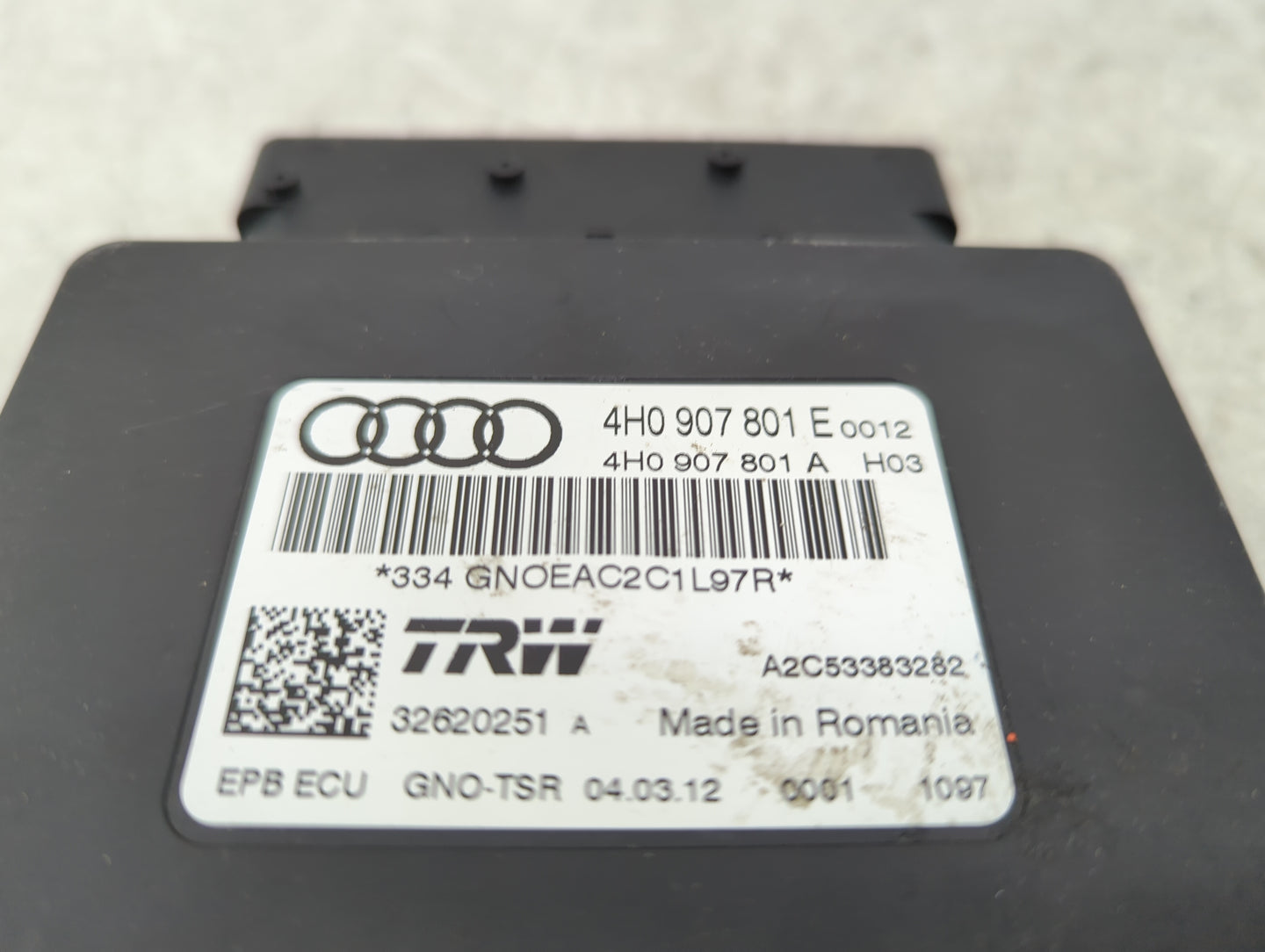 2013-2018 Audi A6 Parking Brake Control Module - Oemusedautoparts1.com