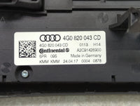 2016-2018 Audi A6 Climate Control Module Temperature AC/Heater Replacement P/N:4G0 820 043 CD 4G0 820 043 BL Fits OEM Used A