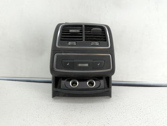compare product 2018 Audi A6 REAR CENTER CONSOLE POWER OUTLET AIR VENT HEAT CONTROL PANEL