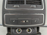 2018 Audi A6 REAR CENTER CONSOLE POWER OUTLET AIR VENT HEAT CONTROL PANEL - Oemusedautoparts1.com