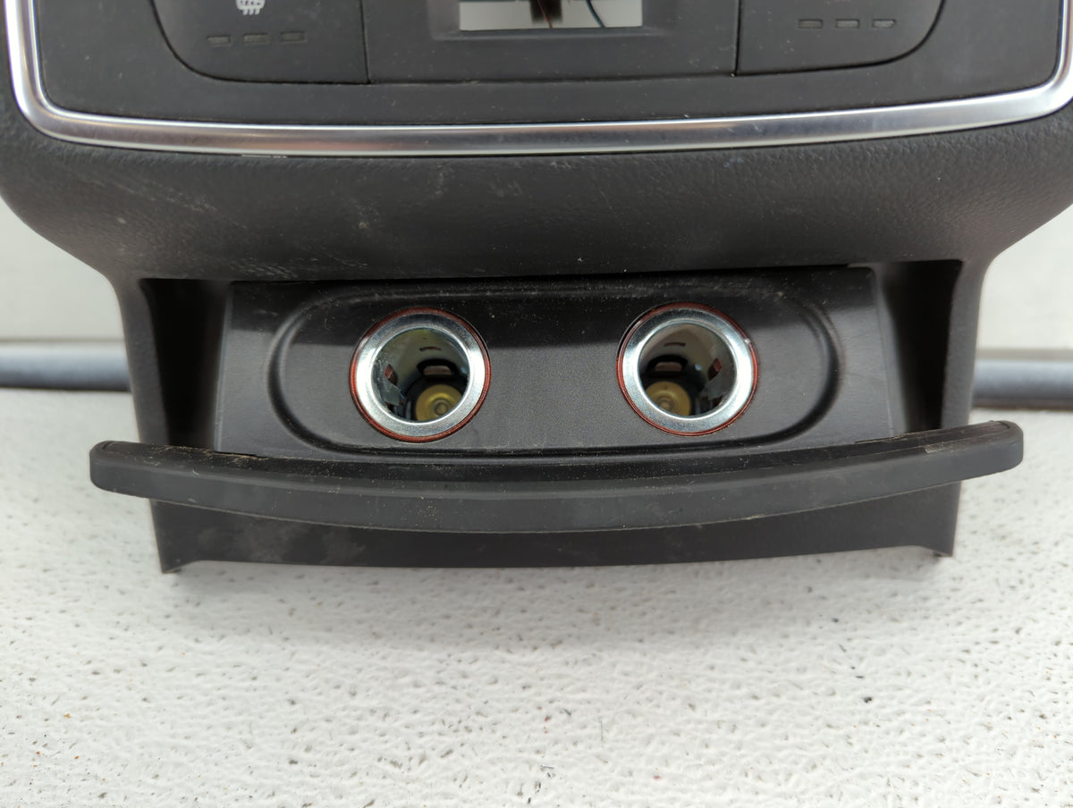2018 Audi A6 REAR CENTER CONSOLE POWER OUTLET AIR VENT HEAT CONTROL PANEL - Oemusedautoparts1.com