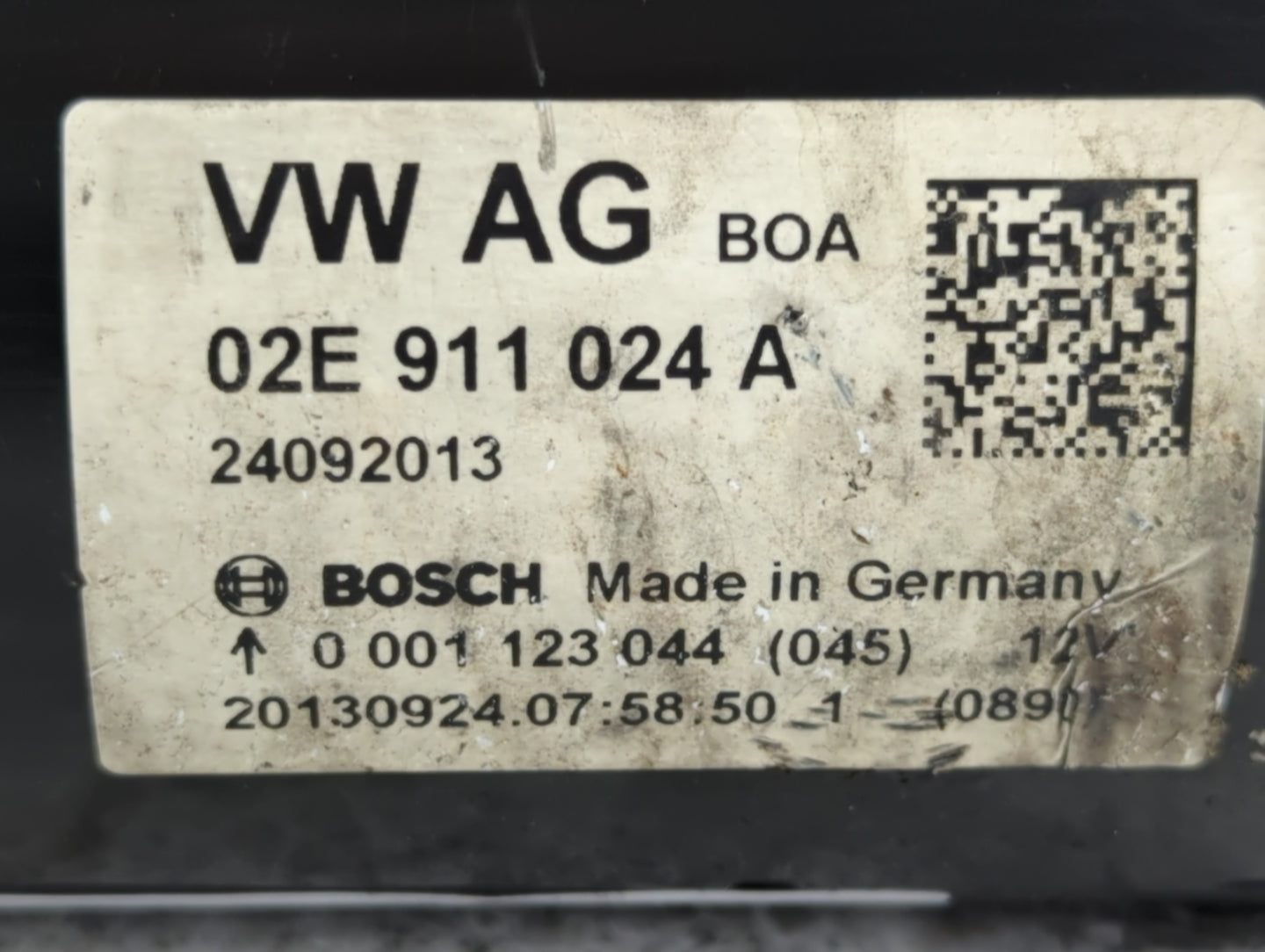 2015-2018 Audi Q3 Car Starter Motor Solenoid OEM P/N:02E 911 024 A Fits Fits 2010 2011 2012 2013 2014 2015 2016 2017 2018 OE