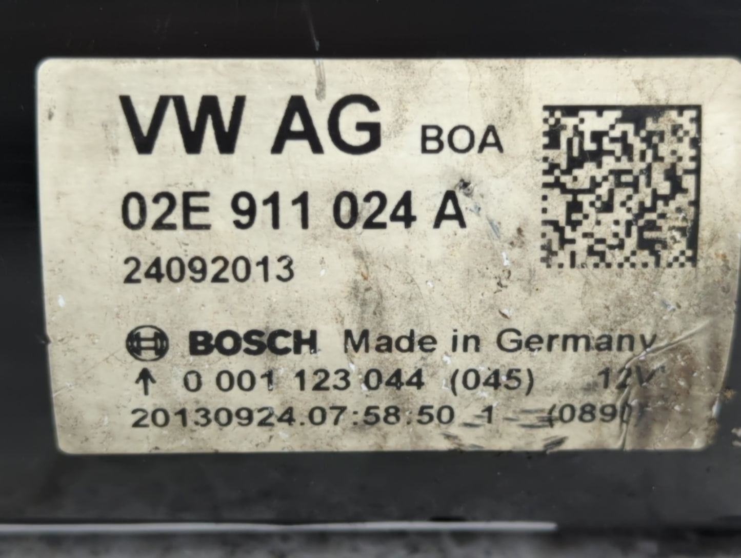 2015-2018 Audi Q3 Car Starter Motor Solenoid OEM P/N:02E 911 024 A Fits Fits 2010 2011 2012 2013 2014 2015 2016 2017 2018 OE