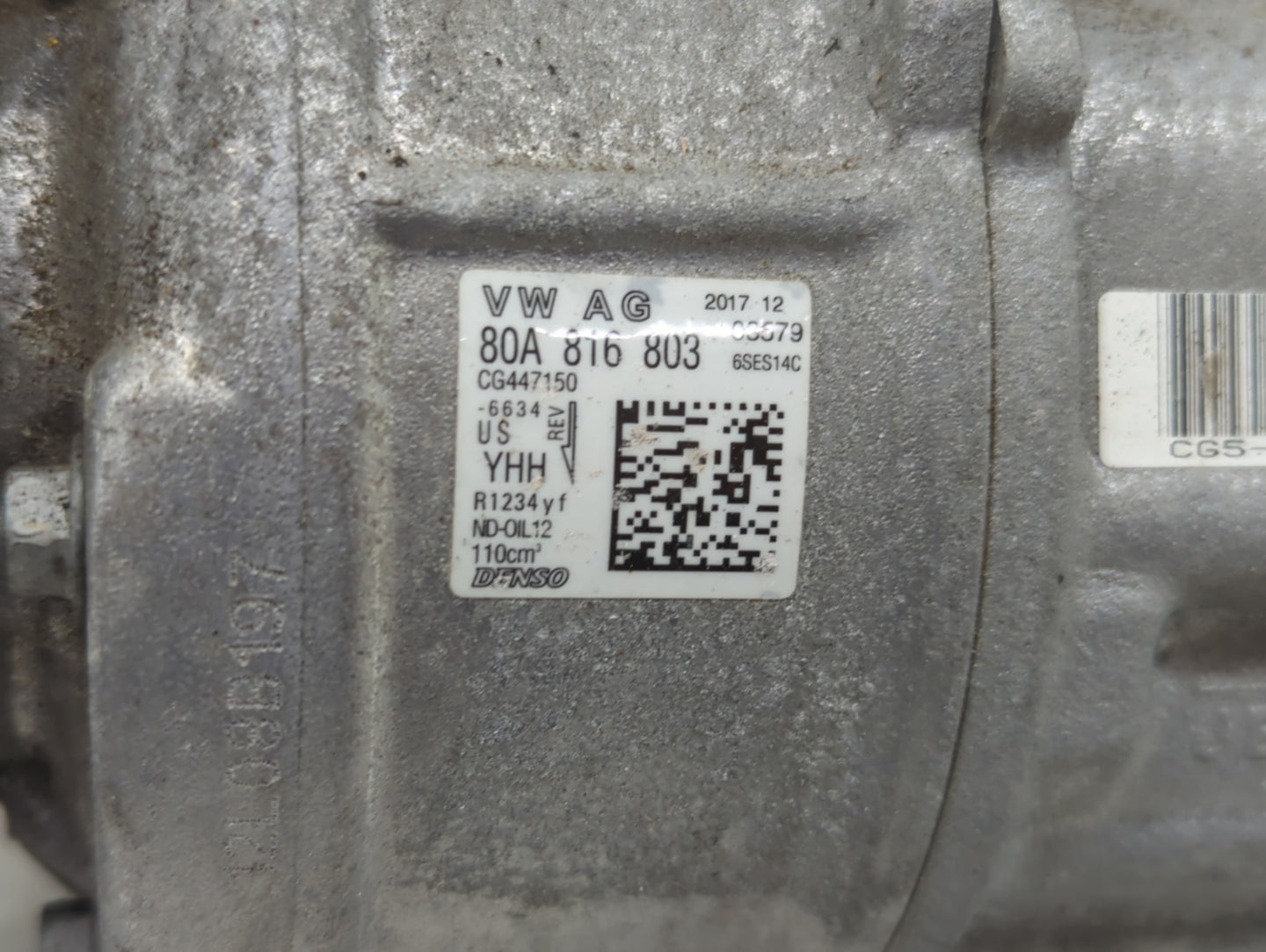 2018-2020 Audi Q5 Air Conditioning A/c Ac Compressor Oem - Oemusedautoparts1.com