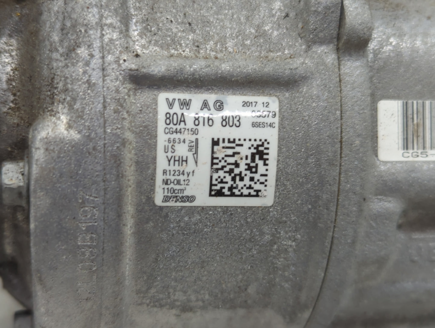2018-2020 Audi Q5 Air Conditioning A/c Ac Compressor Oem - Oemusedautoparts1.com