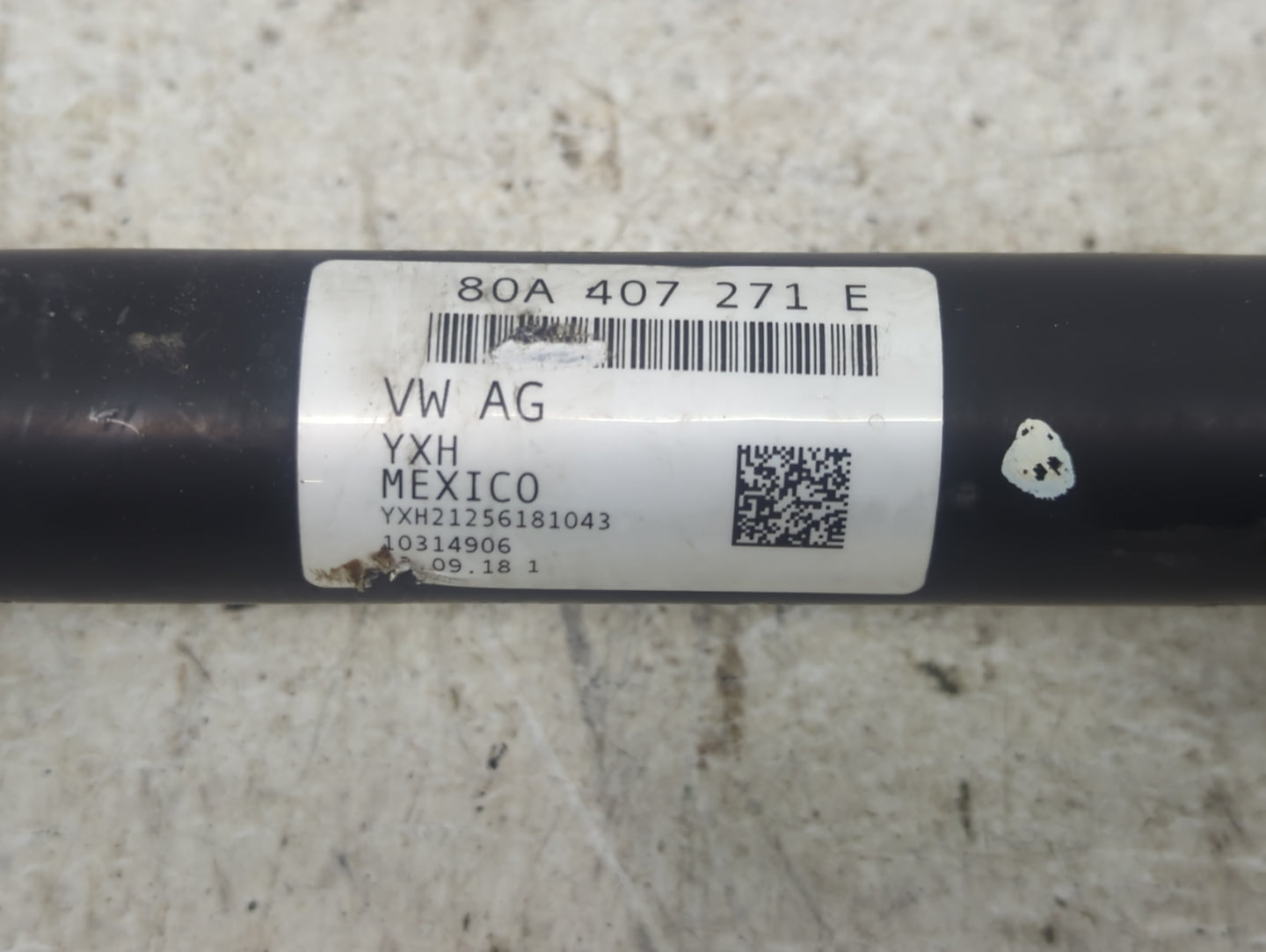 2018-2021 Audi Q5 Axle Shaft Front Driver Cv C/v - Oemusedautoparts1.com