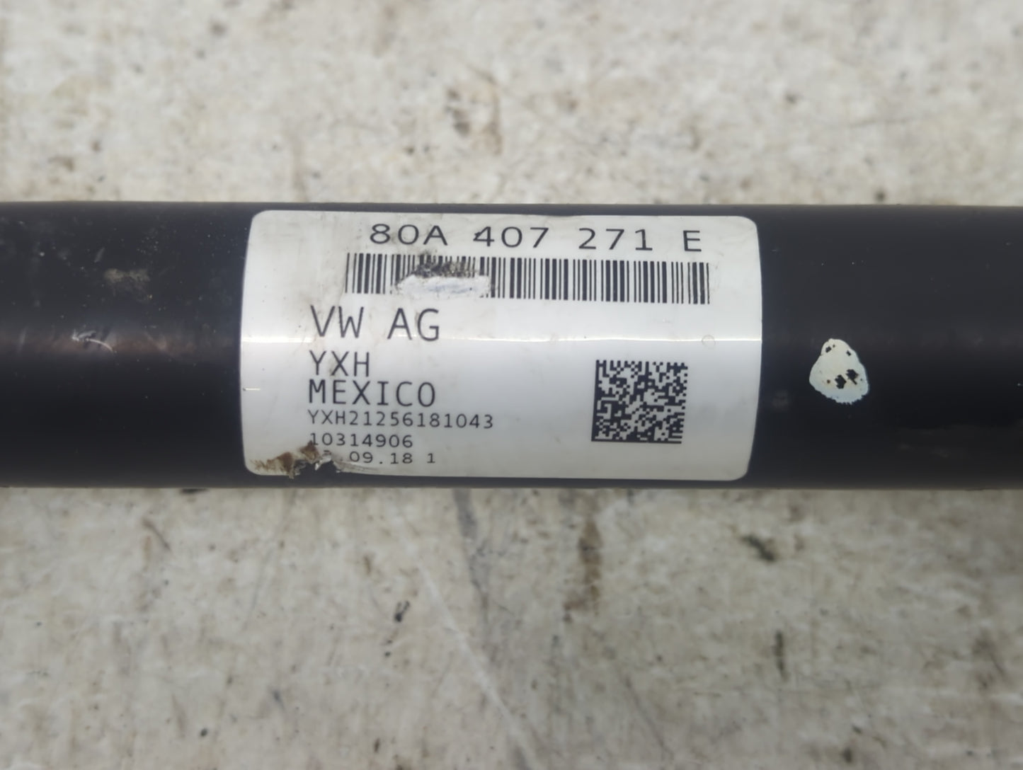 2018-2021 Audi Q5 Axle Shaft Front Driver Cv C/v - Oemusedautoparts1.com