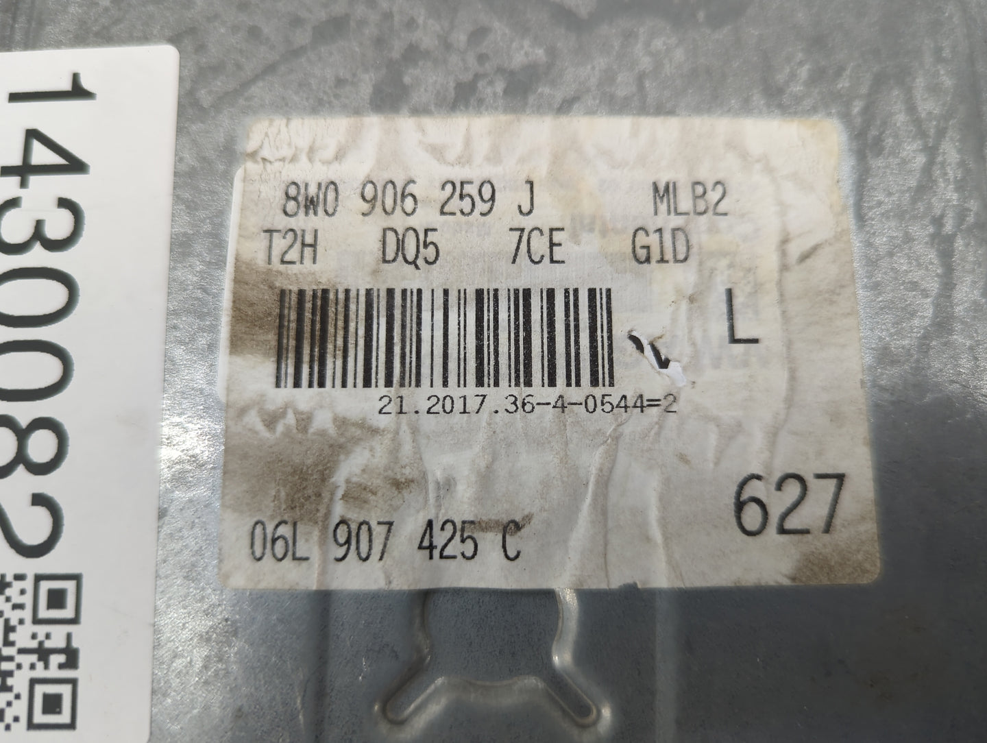 2018-2020 Audi Q5 PCM Engine Control Computer ECU ECM PCU OEM P/N:8W0-906-259-J Fits Fits 2018 2019 2020 OEM Used Auto Parts