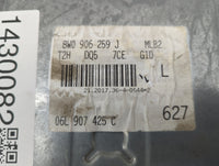 2018-2020 Audi Q5 PCM Engine Control Computer ECU ECM PCU OEM P/N:8W0-906-259-J Fits Fits 2018 2019 2020 OEM Used Auto Parts