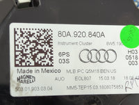 2018-2020 Audi Q5 Instrument Cluster Speedometer Gauges P/N:80A 920 840A Miles: Fits Fits 2018 2019 2020 OEM Used Auto Parts