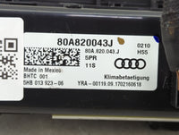 2018-2020 Audi Q5 Climate Control Module Temperature AC/Heater Replacement P/N:80A820043J Fits Fits 2018 2019 2020 OEM Used 