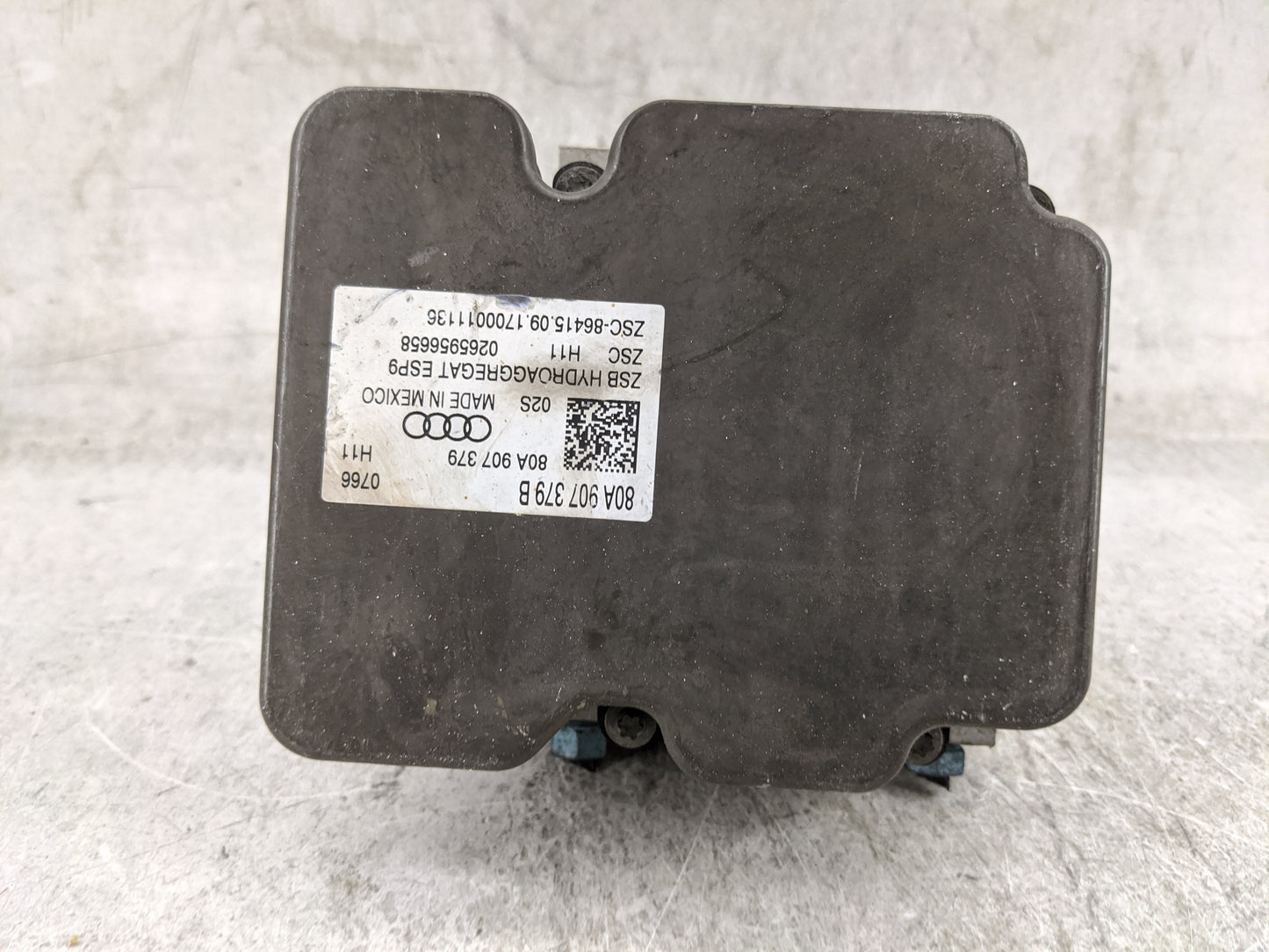 2018-2021 Audi Q5 ABS Pump Control Module Replacement P/N:80A907379B 80A907379, 0265956658 Fits Fits 2018 2019 2020 2021 OEM