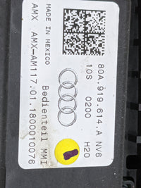2018 Audi Q5 Radio Control Panel Black - Oemusedautoparts1.com