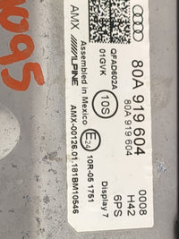 2018-2020 Audi Q5 Information Display Screen 1483723 - Oemusedautoparts1.com