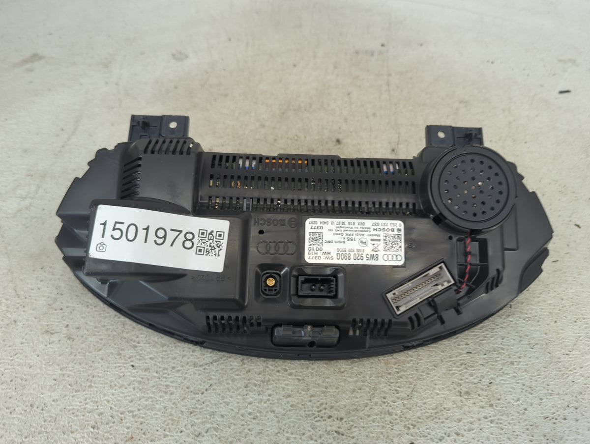 2018-2020 Audi Q5 Instrument Cluster Speedometer Gauges P/N:8W5920890G 0263731037 Miles: Fits Fits 2018 2019 2020 OEM Used A