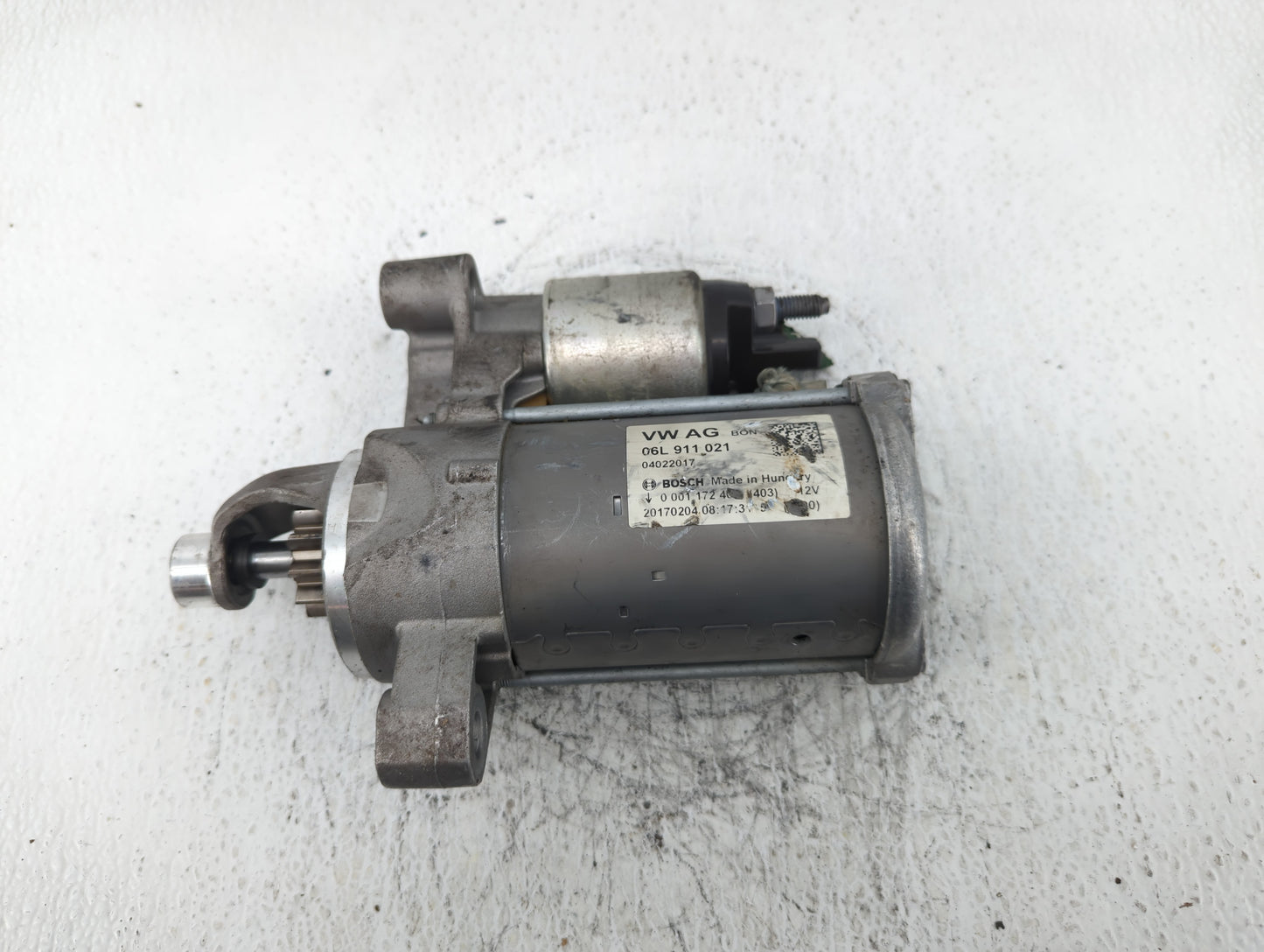 2018-2020 Audi Q5 Car Starter Motor Solenoid OEM P/N:06L 911 021 Fits Fits 2017 2018 2019 2020 OEM Used Auto Parts - Oemused