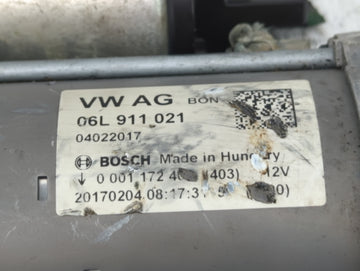 2018-2020 Audi Q5 Car Starter Motor Solenoid OEM P/N:06L 911 021 Fits Fits 2017 2018 2019 2020 OEM Used Auto Parts