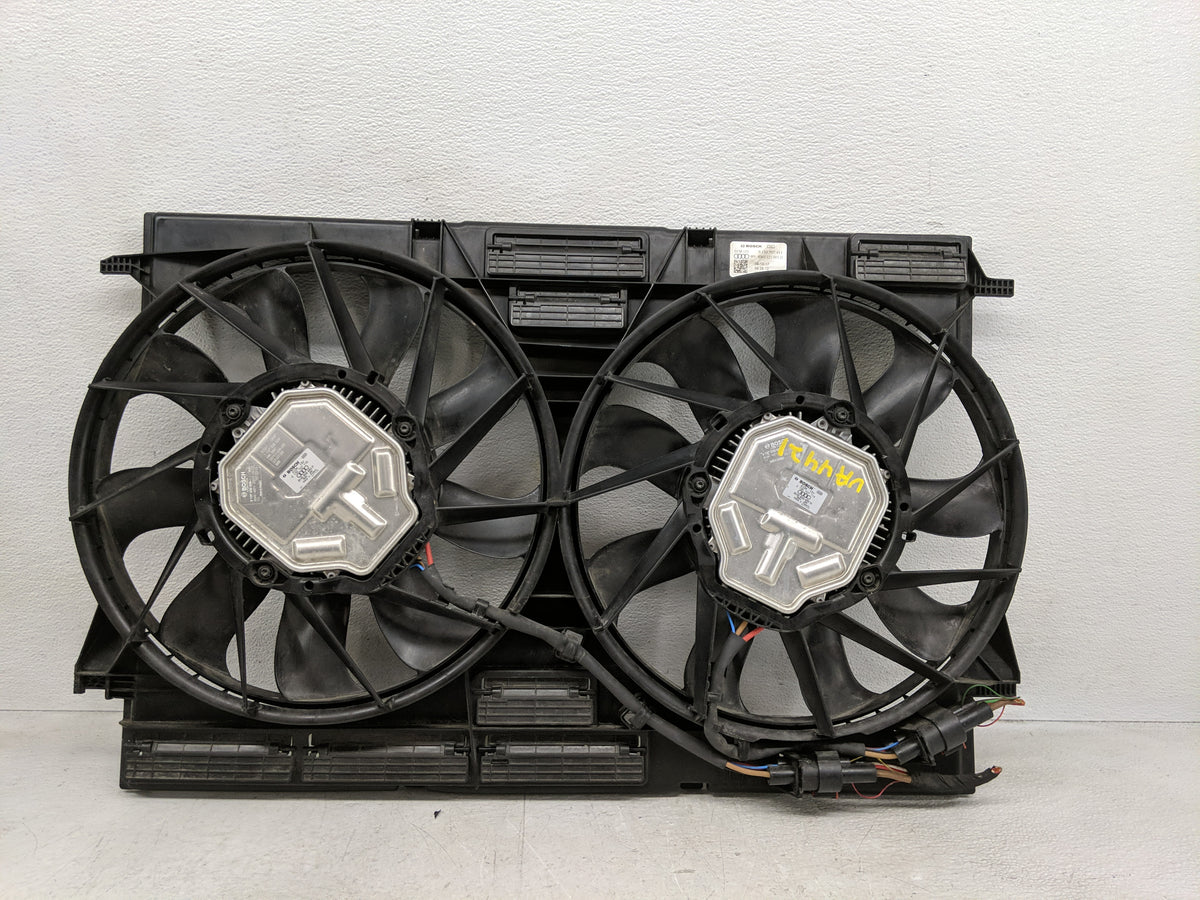 2017-2022 Audi Q7 Electric Radiator Cooling Fan Motor Assembly P/N:8W0 121 003 D 0 130 707 411 Fits OEM Used Auto Parts - Oe