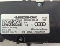 2017-2019 Audi Q7 Radio AM FM Cd Player Receiver Replacement P/N:4M0820043AB Fits Fits 2017 2018 2019 OEM Used Auto Parts - 