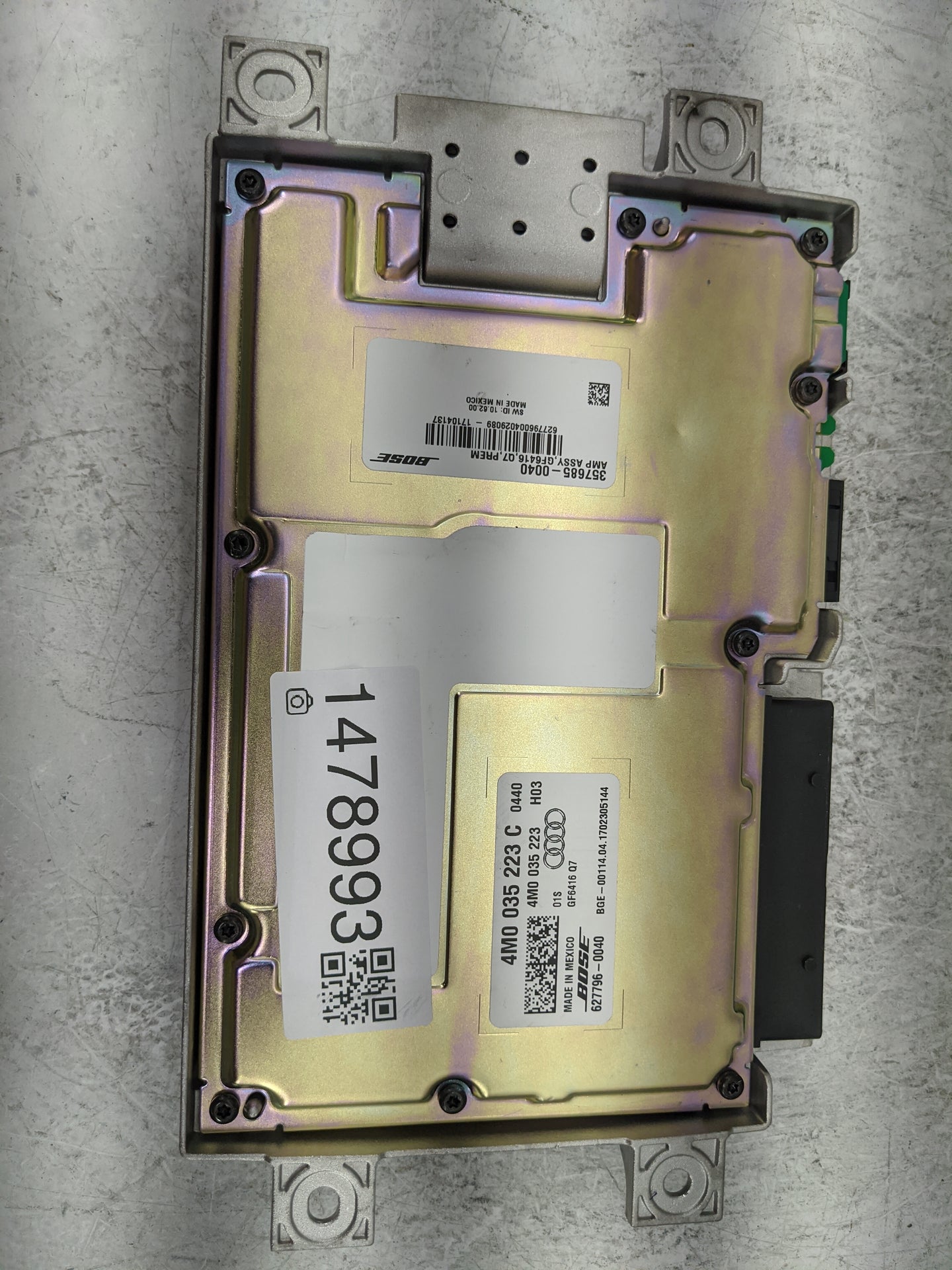 2017-2019 Audi Q7 Radio Speaker Amplifier 1478993 - Oemusedautoparts1.com