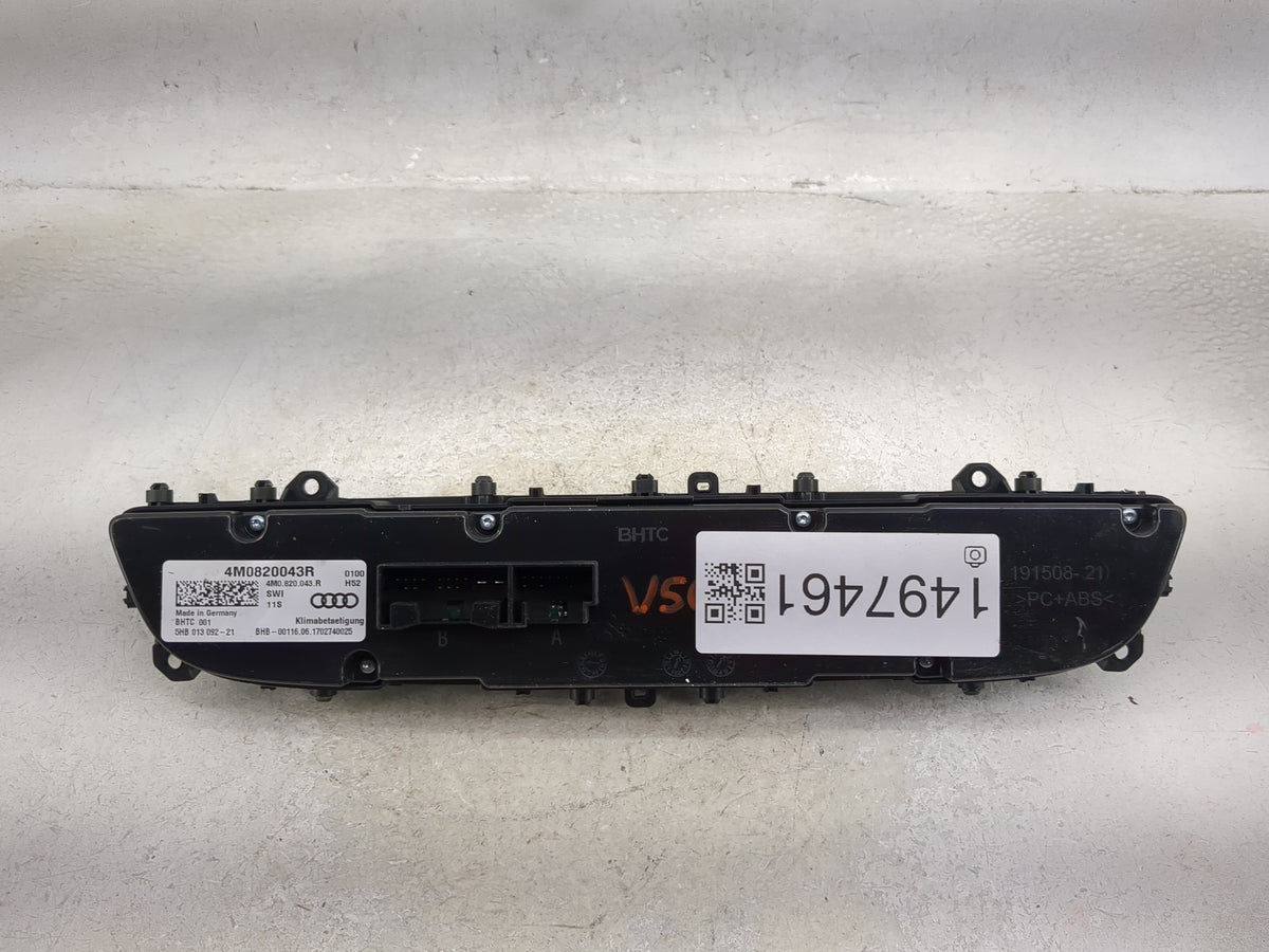 2017-2019 Audi Q7 Climate Control Module Temperature AC/Heater Replacement P/N:4M0820043R 4M0.820.043.R Fits Fits 2017 2018 