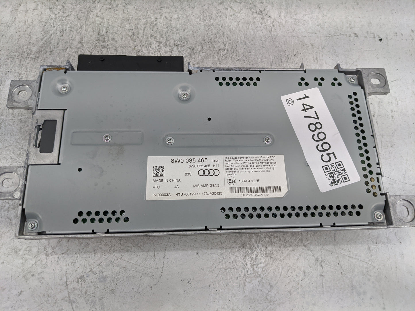 Audi S4 Radio Speaker Amplifier 8w0035465|8w0035465h11 - Oemusedautoparts1.com