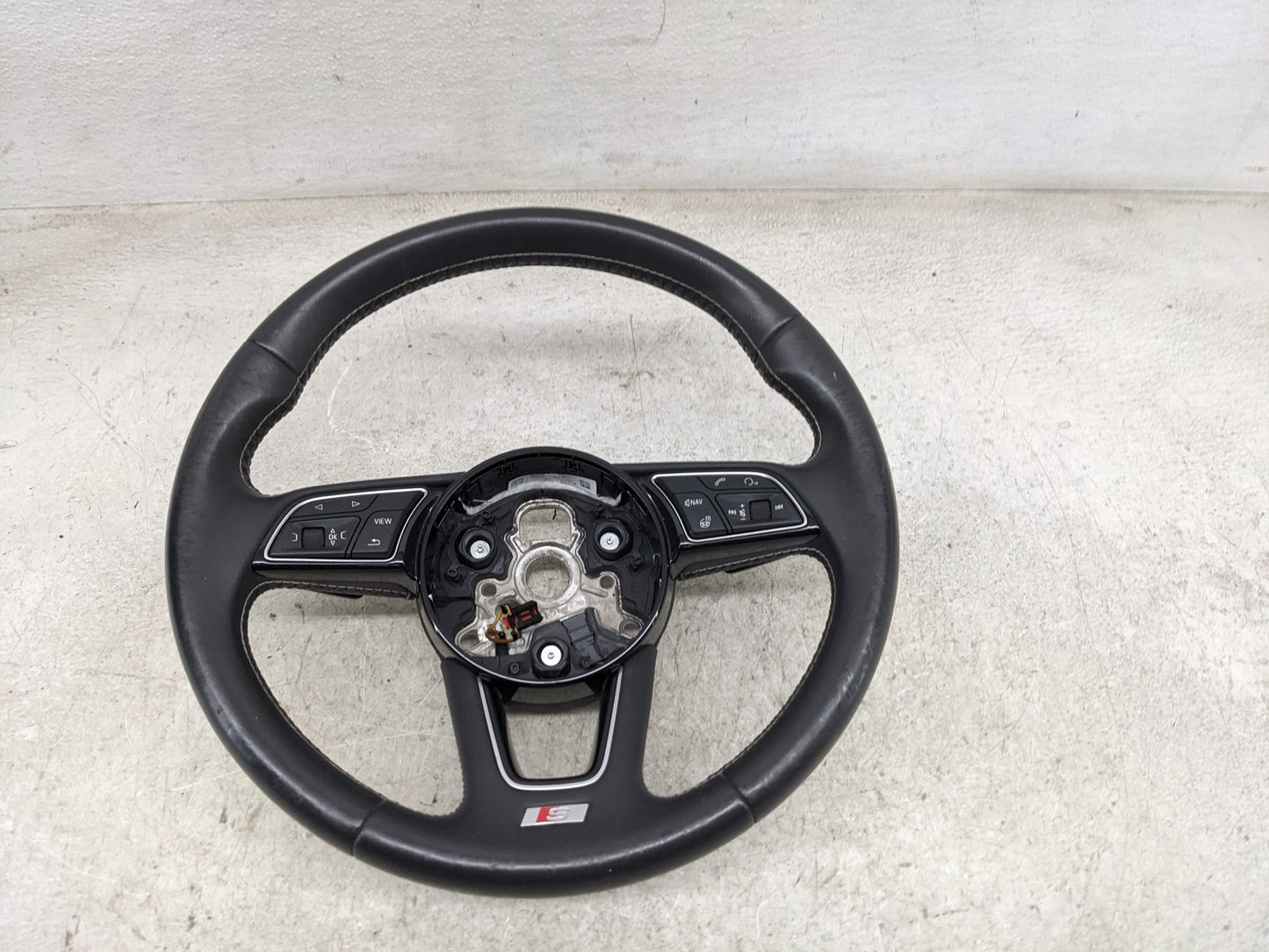 2018 Audi S5 Steering Wheel Oem Black - Oemusedautoparts1.com